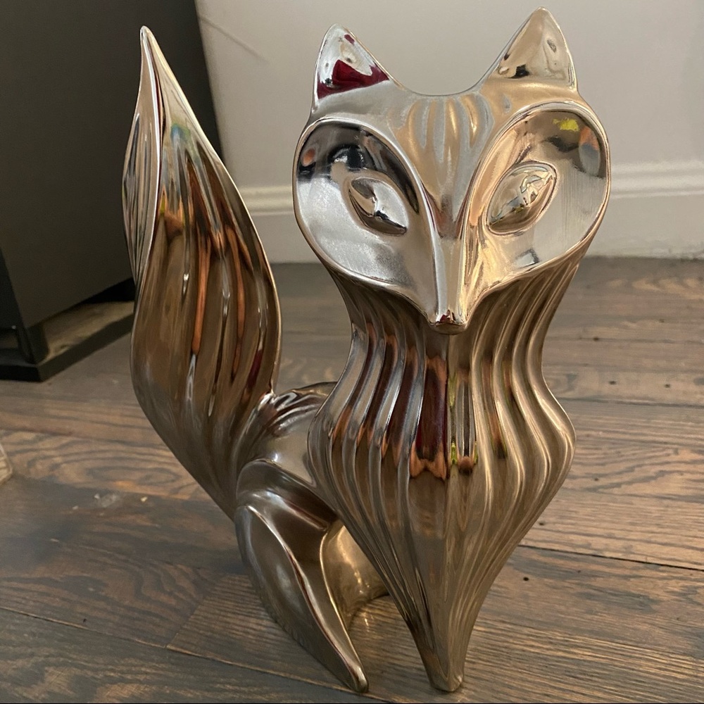 Jonathan Adler Fox — Mirrored Silver Pottery